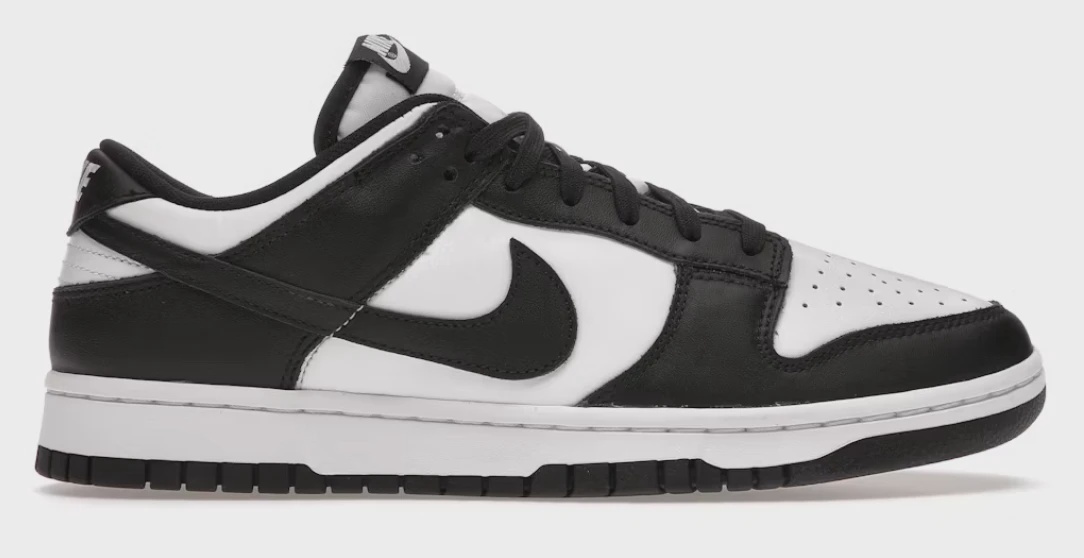 Nike Nike Dunk Low Retro White Black Panda - Size US Y 6