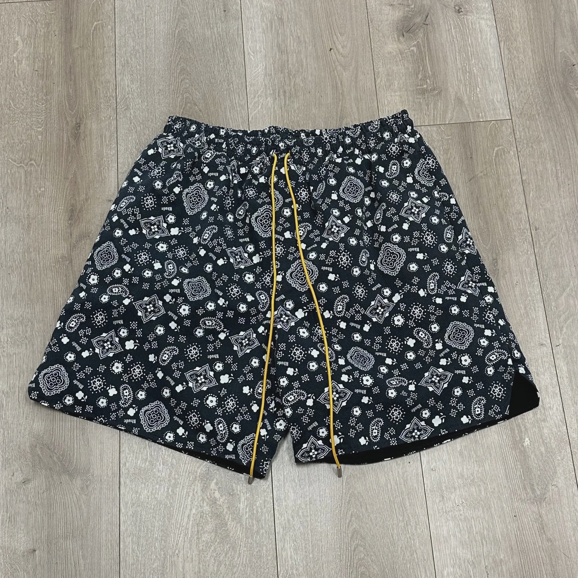 Rhude Rhude Navy Bandana Shorts - Size L