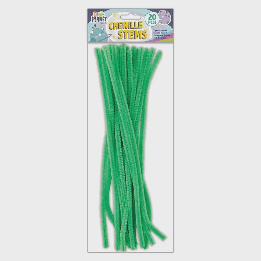 Craft Planet Chenille Stems 300mm Pk20