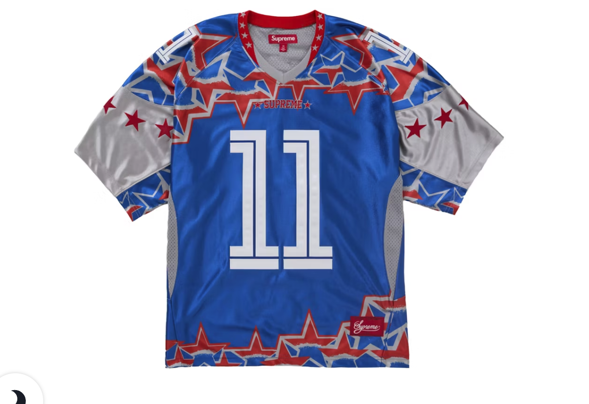 Supreme Stars Football Jersey Royal • Brand New