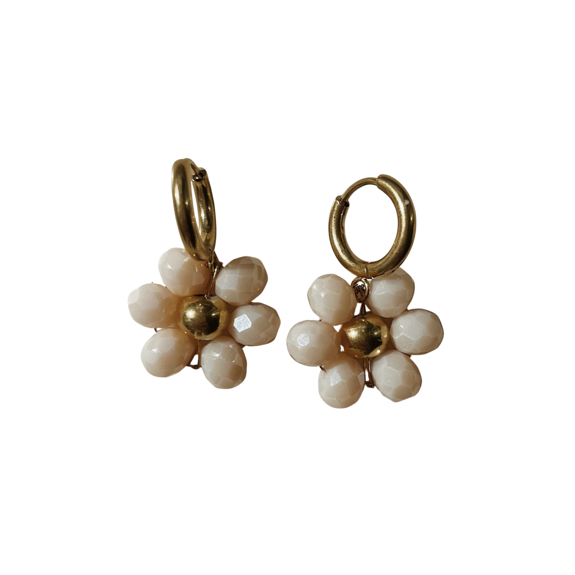 Flower Power Earrings - Gold — foto 1