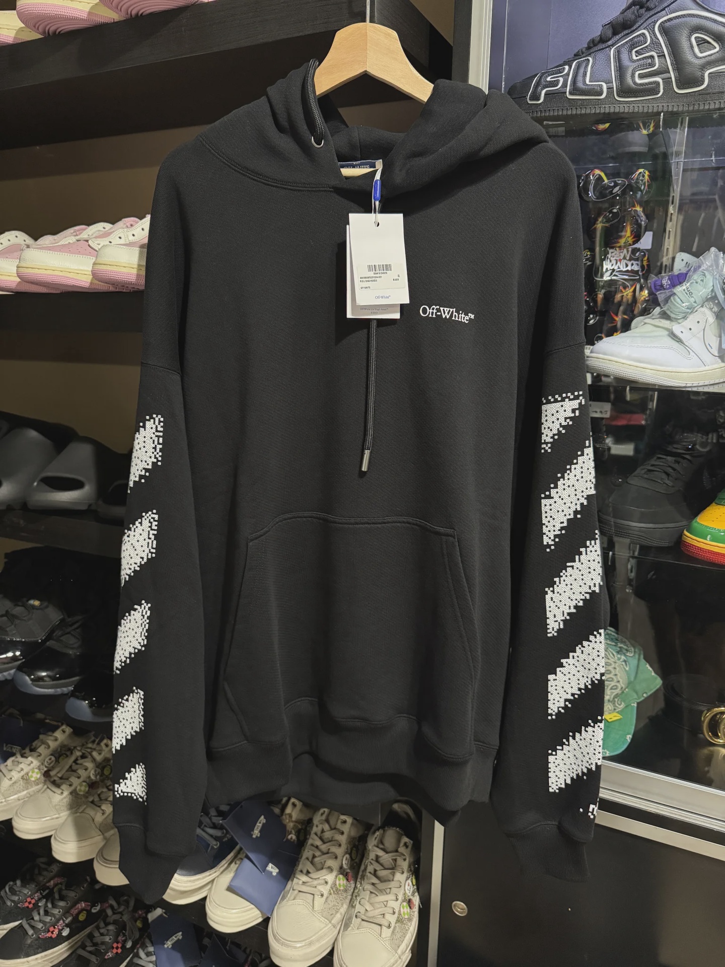 Off-White Off White Black Hoodie - Size XL