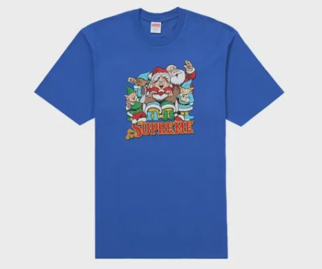 Supreme naughty tee royal • Brand New [2887]