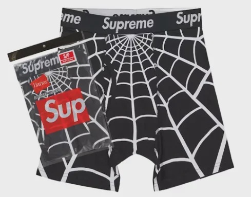 Supreme Hanes Spider-Man Boxer Briefs (2 Pack) Black • Brand New [5995] - photo 1