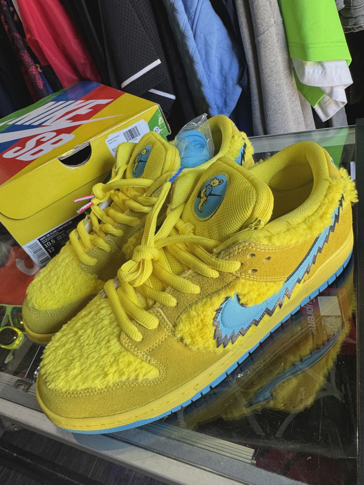 Nike SB Dunk Low Grateful Dead Bears Opti Yellow • Brand New [7797] - photo 2