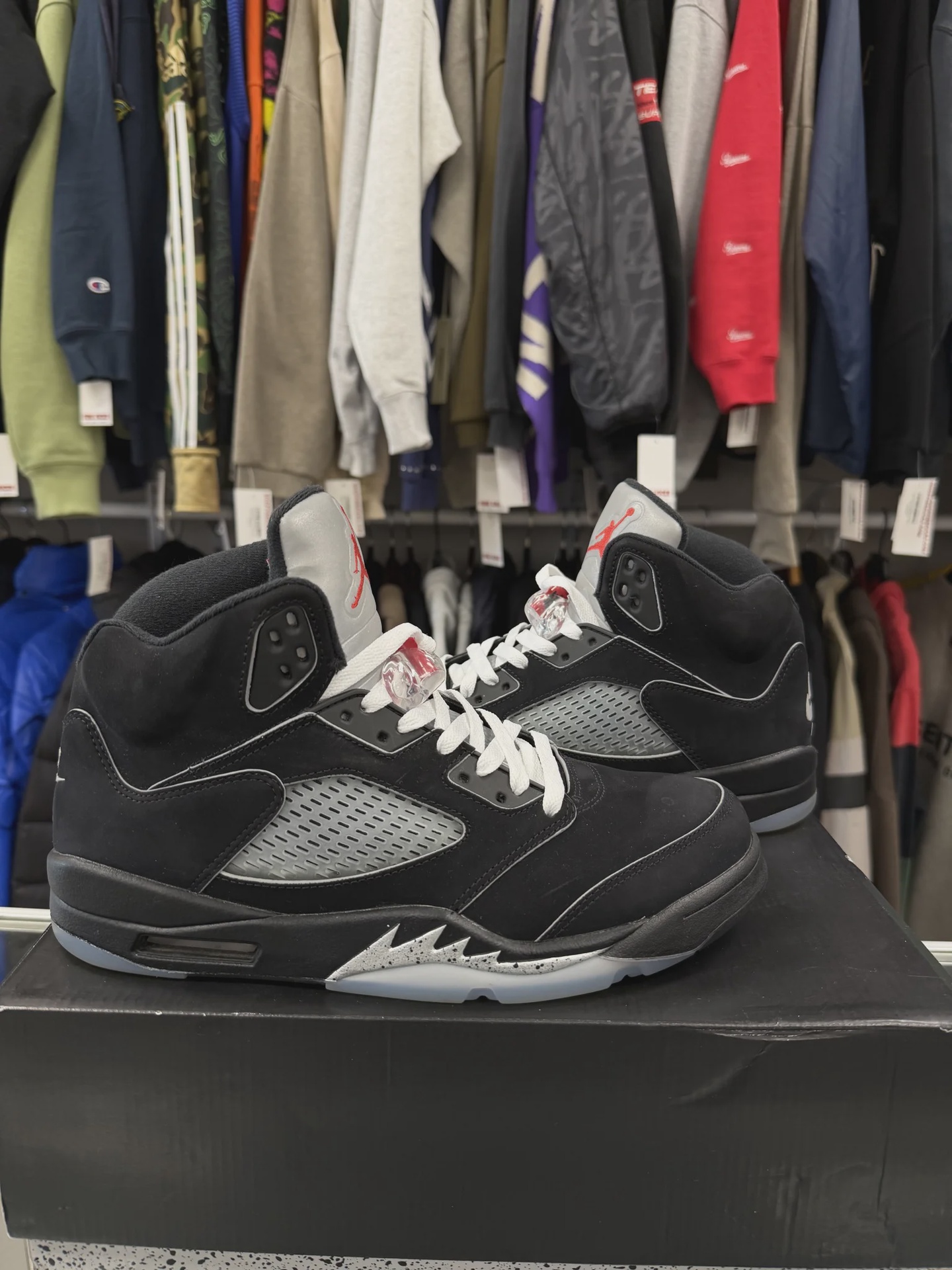 Jordan Air Jordan 5 Retro Original Black Metallic Reimagined - Size US M 10.5
