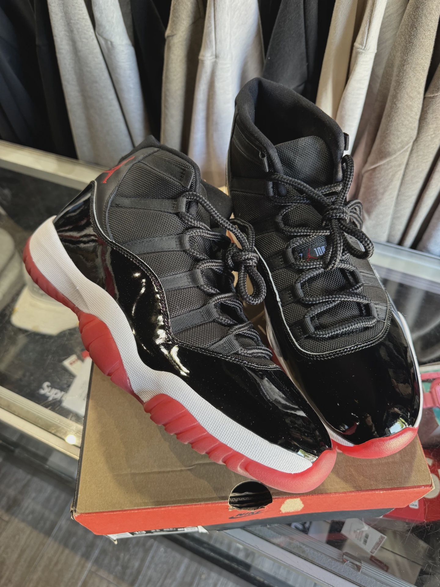 Air Jordan 11 Retro Playoffs Black Red (2019) • Pre-Owned [8500]