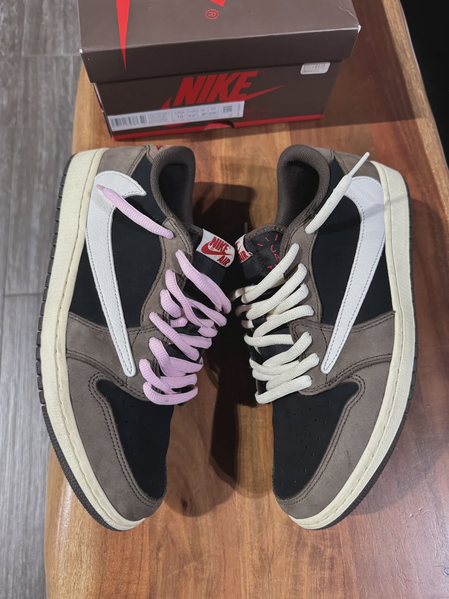 Jordan Air Jordan 1 Retro Low Original SP Travis Scott Mocha - Size US M 10.5