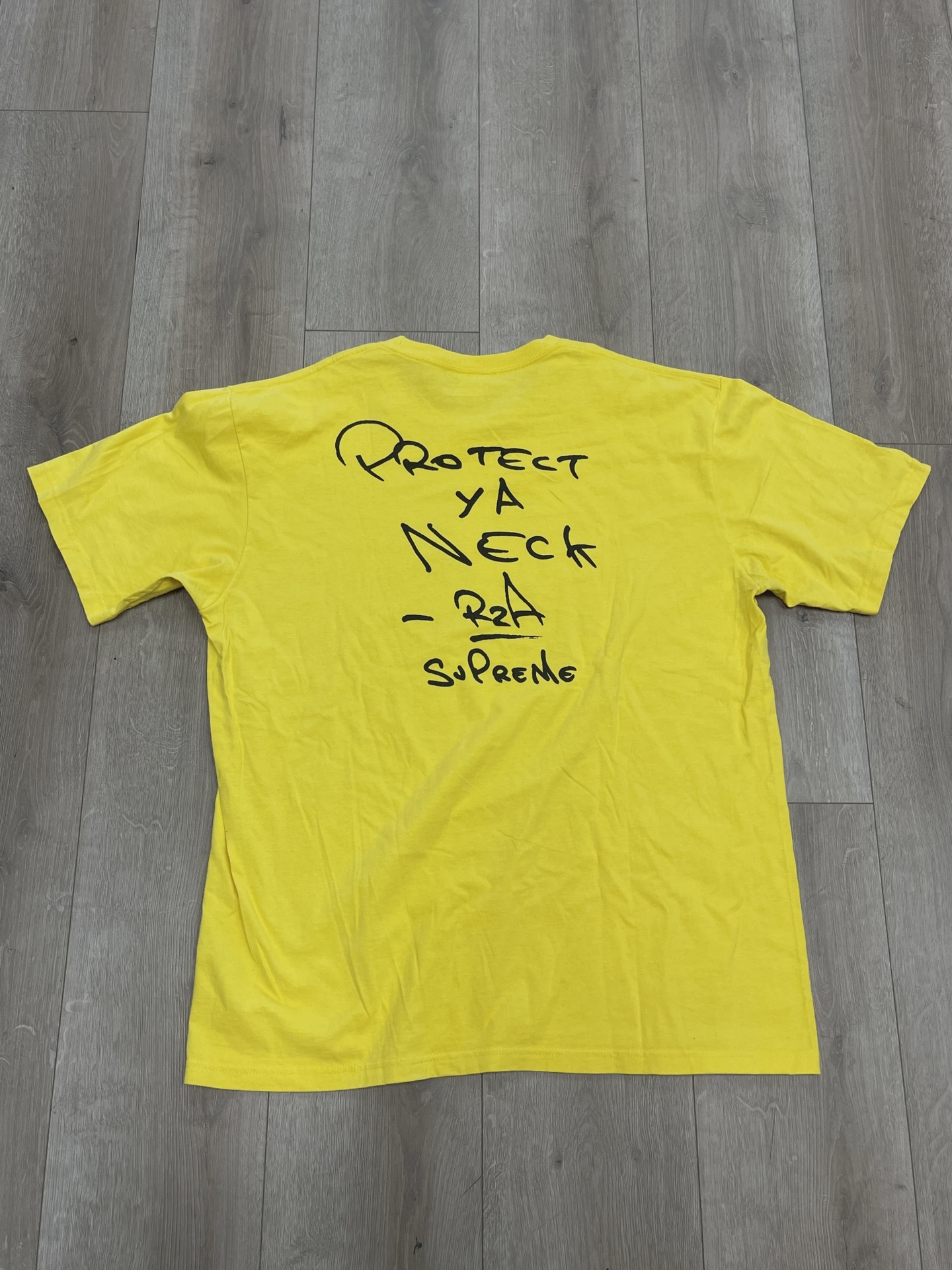 Supreme x Wu-Tang Clan Rza Tee 'Yellow' • Pre-Owned [5655] 3