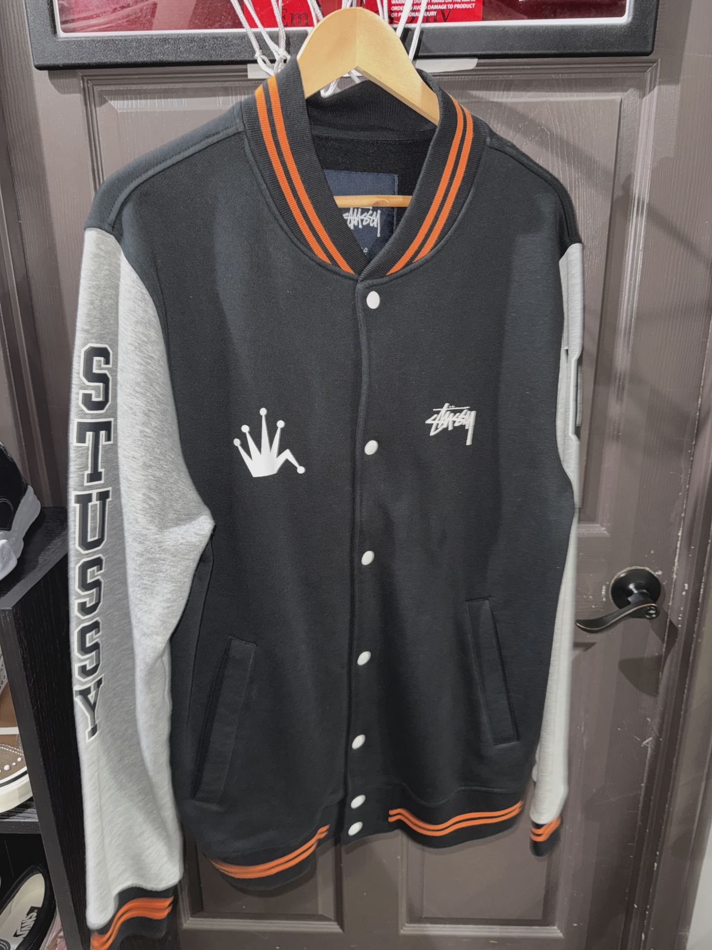 Stussy Crown Button Up Jacket • Pre-Owned [6471]