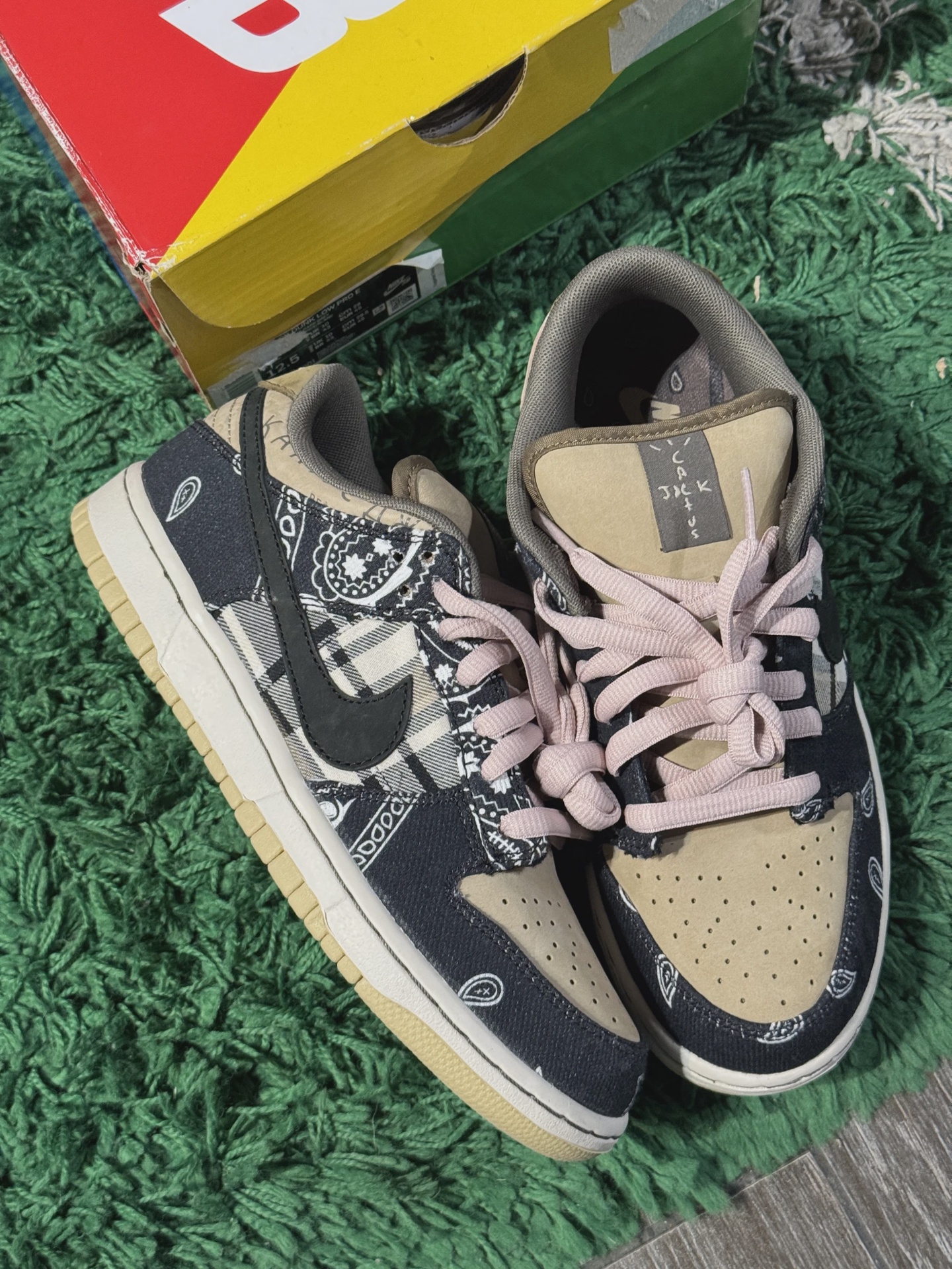Nike SB Dunk Low Travis Scott Replacement Box • Brand New [9115]