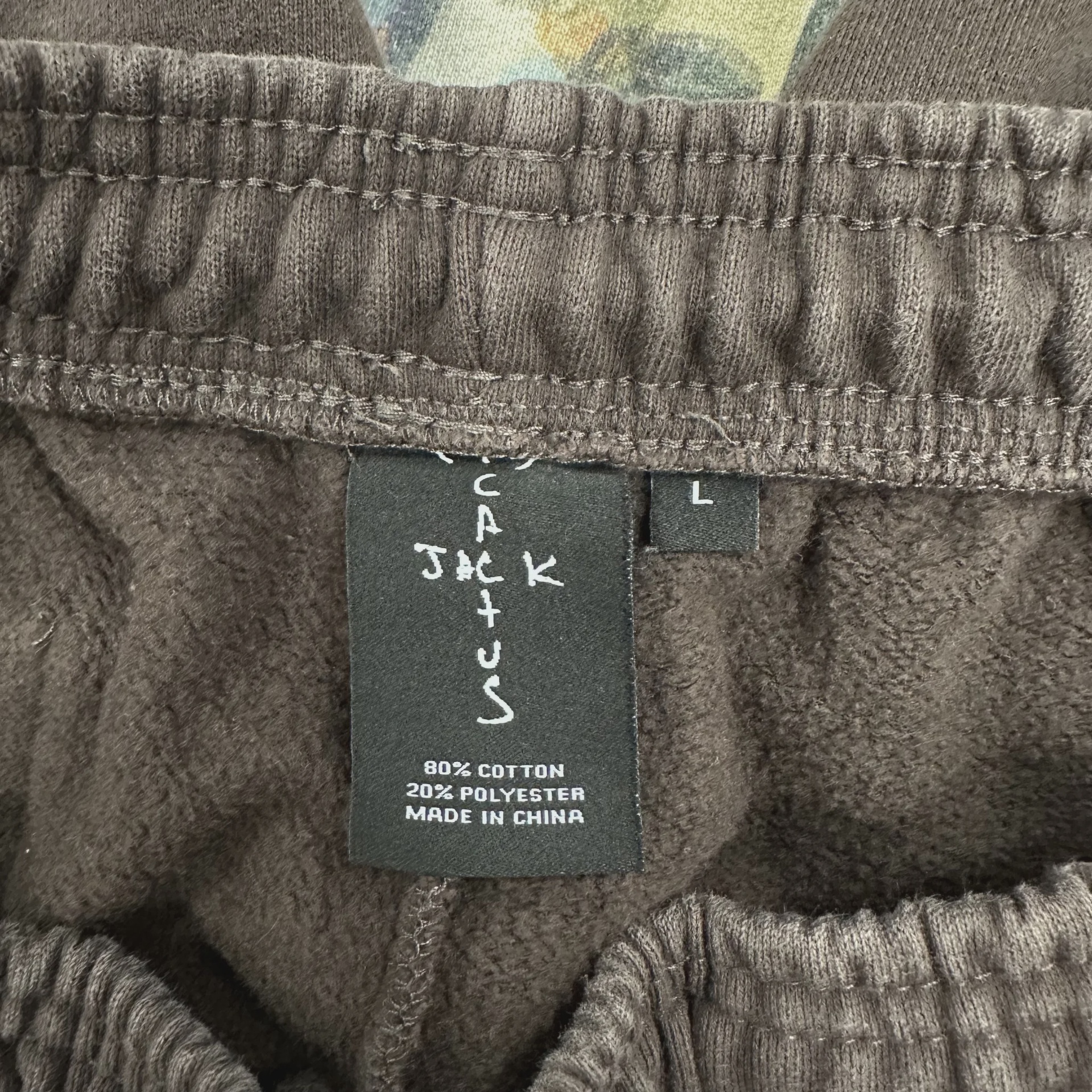 FW20 Travis Scott x McDonald's Sticker Bomb Sweatpants Brown • Pre-Owned [6239] - photo 6