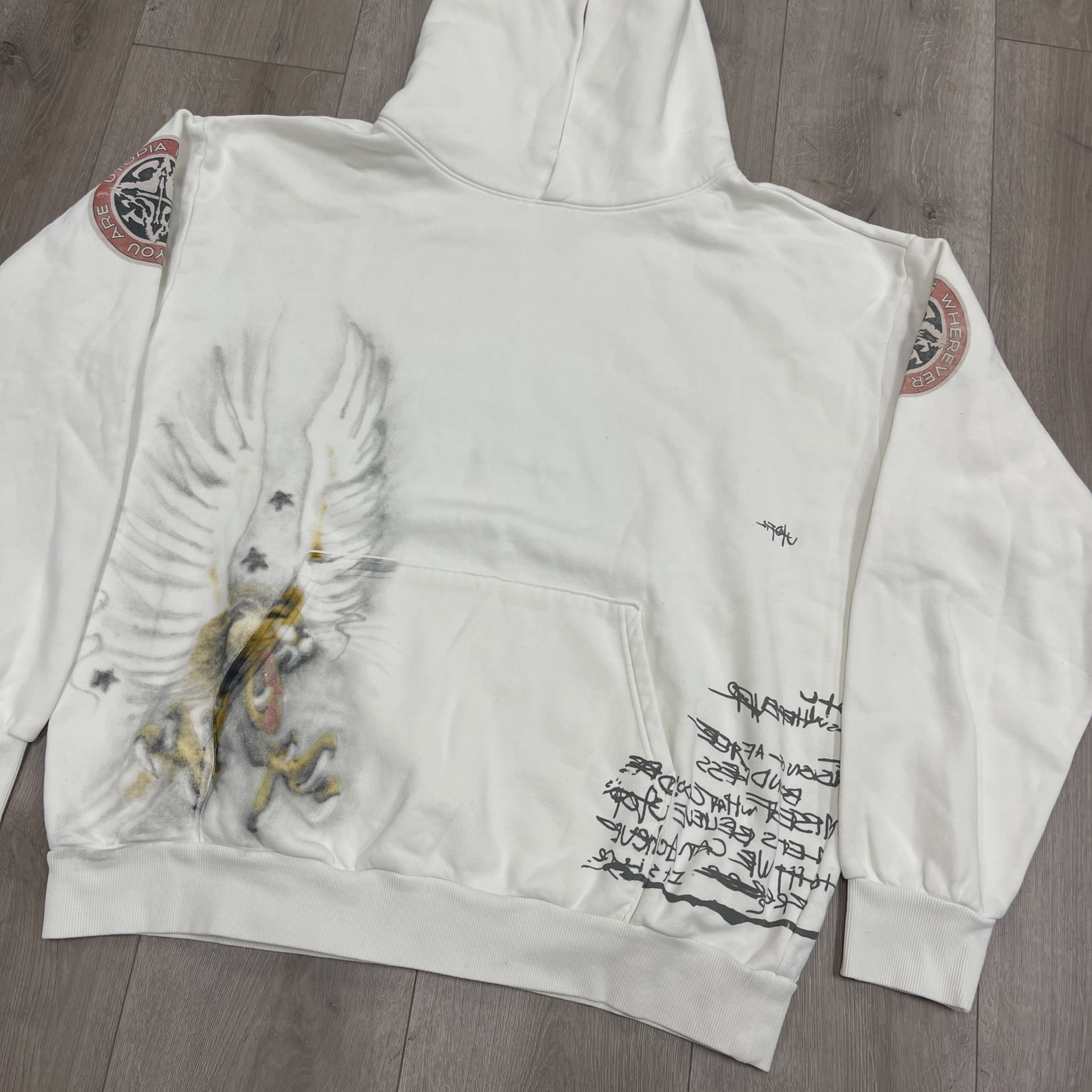 Travis Scott  Hoodie White • Pre-Owned [8271] 5