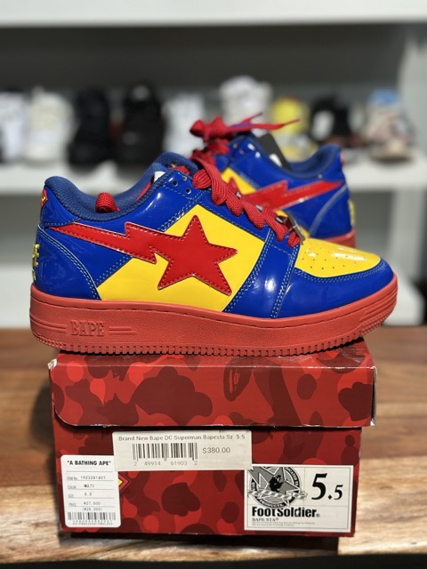 A Bathing Ape Bape Sta Low Dc Superman (2021) • Pre-Owned - photo 2