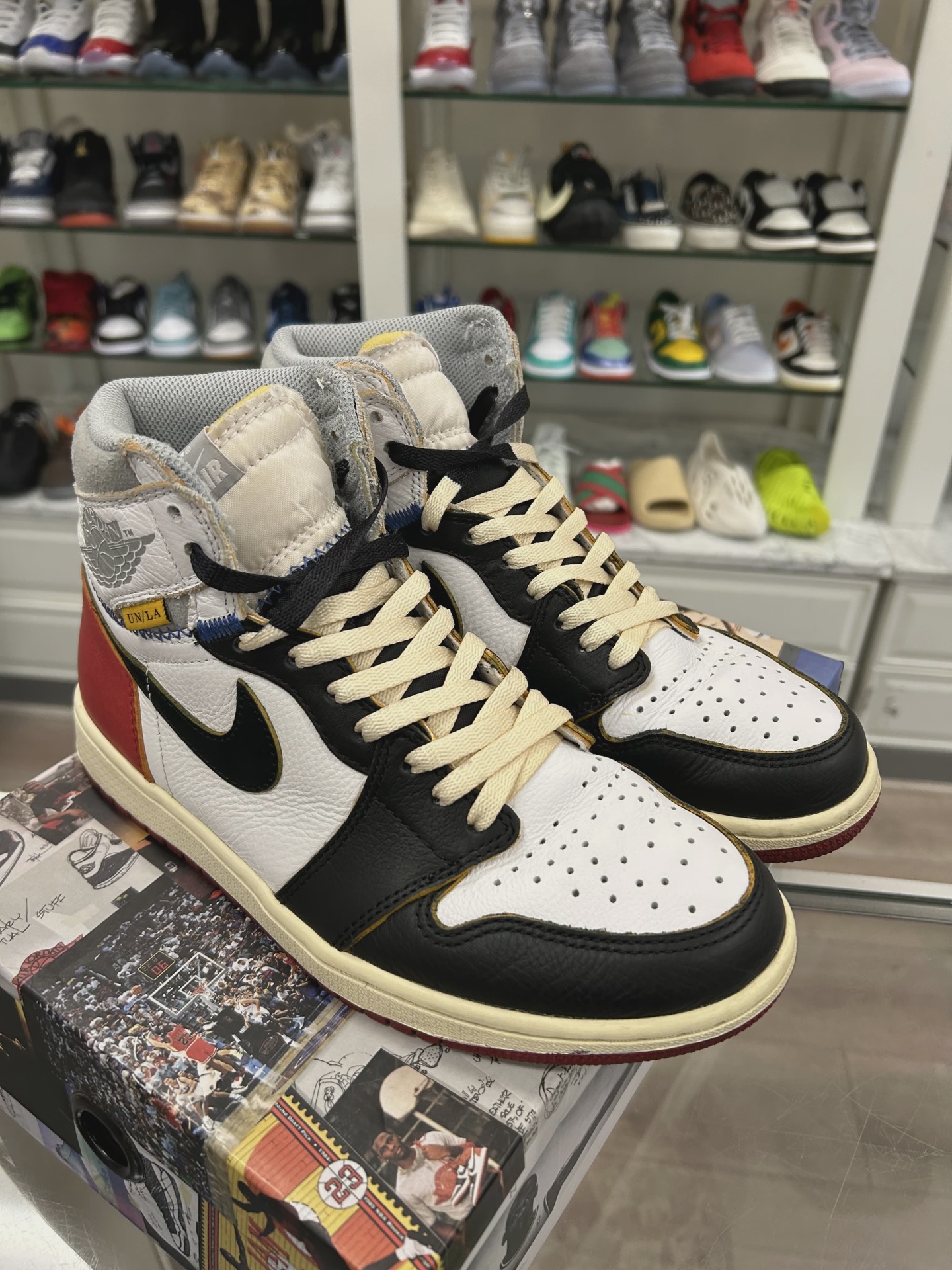 Air Jordan 1 Retro High Union Los Angeles Black Toe • Pre-Owned [0514] - photo 4