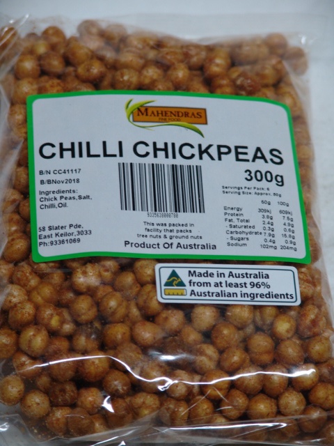Mahendra's Chilli Chickpeas 300gm