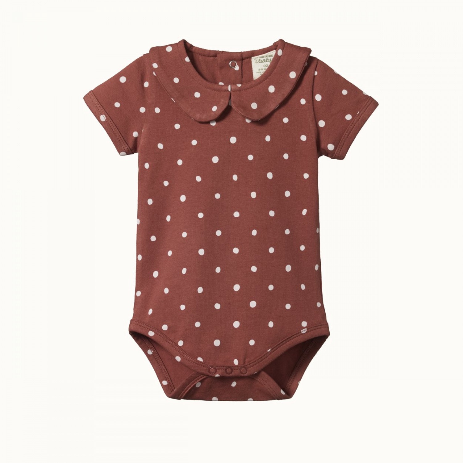 POSEY BODYSUIT - DOTTIE TERRACOTTA PRINT