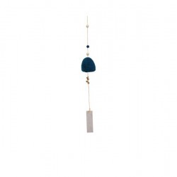FELT WIND BELL - DUCK BLUE