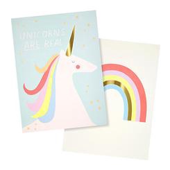 RAINBOWS&UNICORN ART PRINT