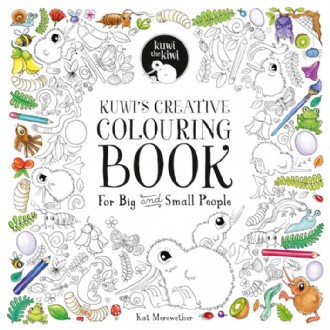 Kuwi's Creative Colourong Book + Kuwi Soft Toy