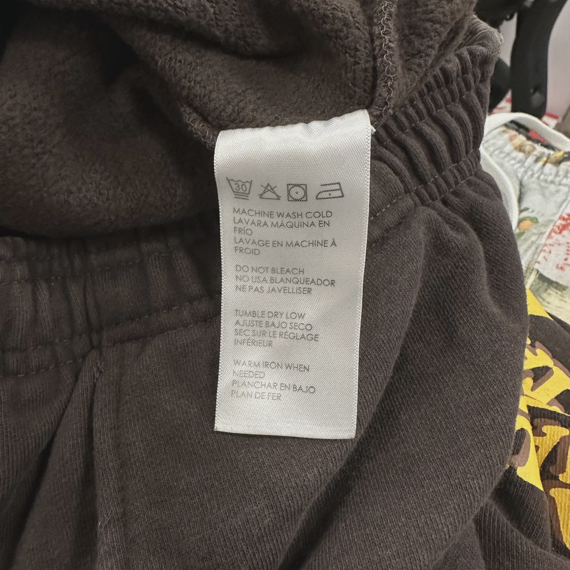 FW20 Travis Scott x McDonald's Sticker Bomb Sweatpants Brown • Pre-Owned [6239] - photo 9