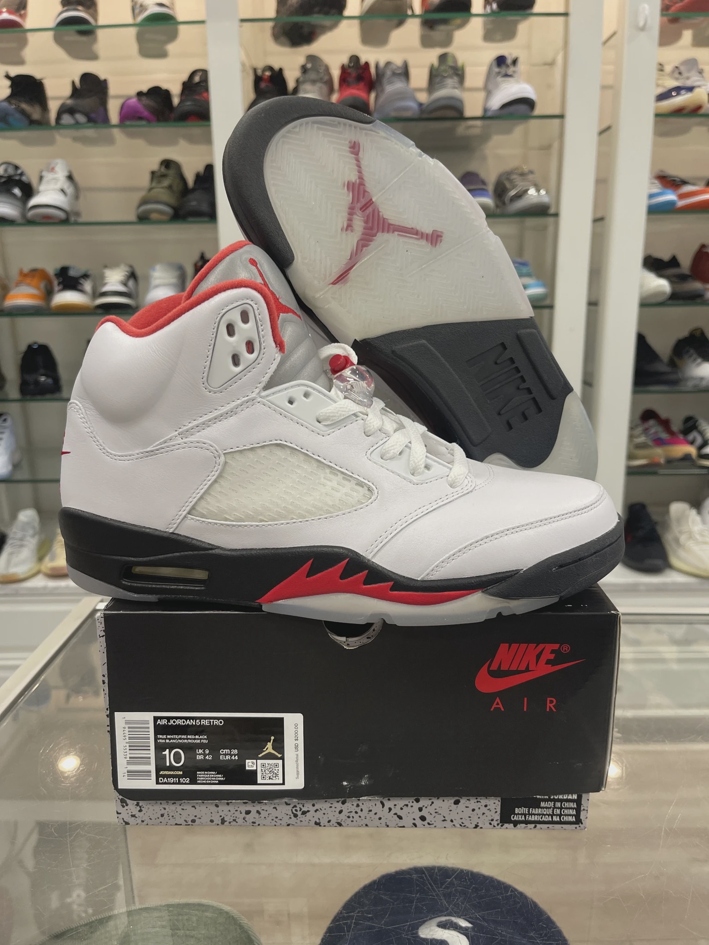 Air Jordan 5 Retro Fire Red Silver Tongue (2020) • Pre-Owned [8115]