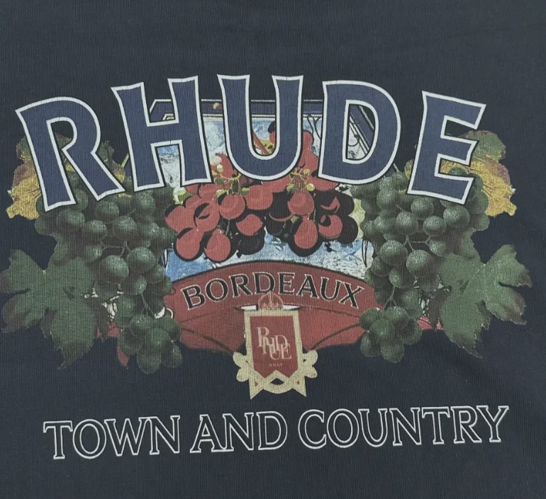 Rhude Town And Country Tee 'Vintage Black'  • Pre-Owned [8023] - photo 2