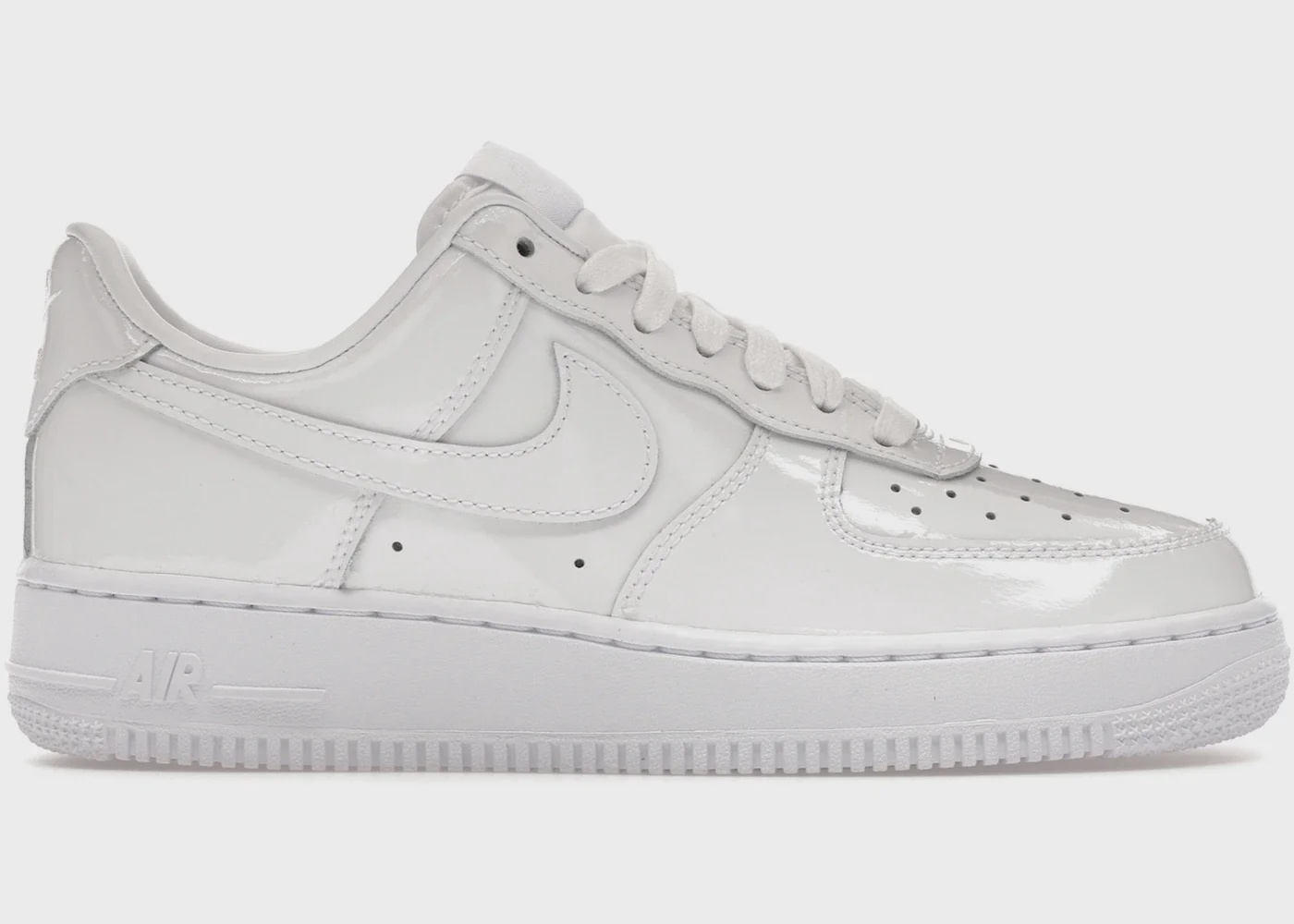 Nike Nike Air Force 1 Low '07 Premium White Patent - Size US M 9