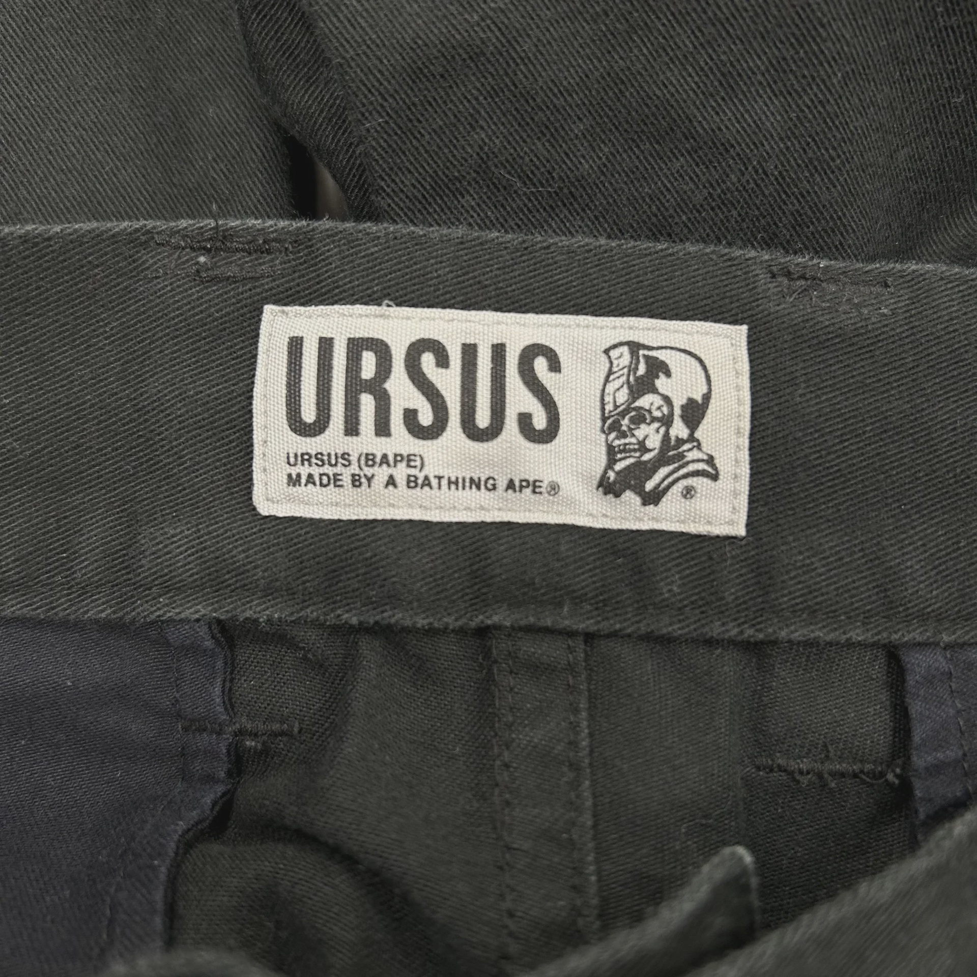 URSUS BAPE worker trousers Black  • Pre-Owned [2659] - photo 6