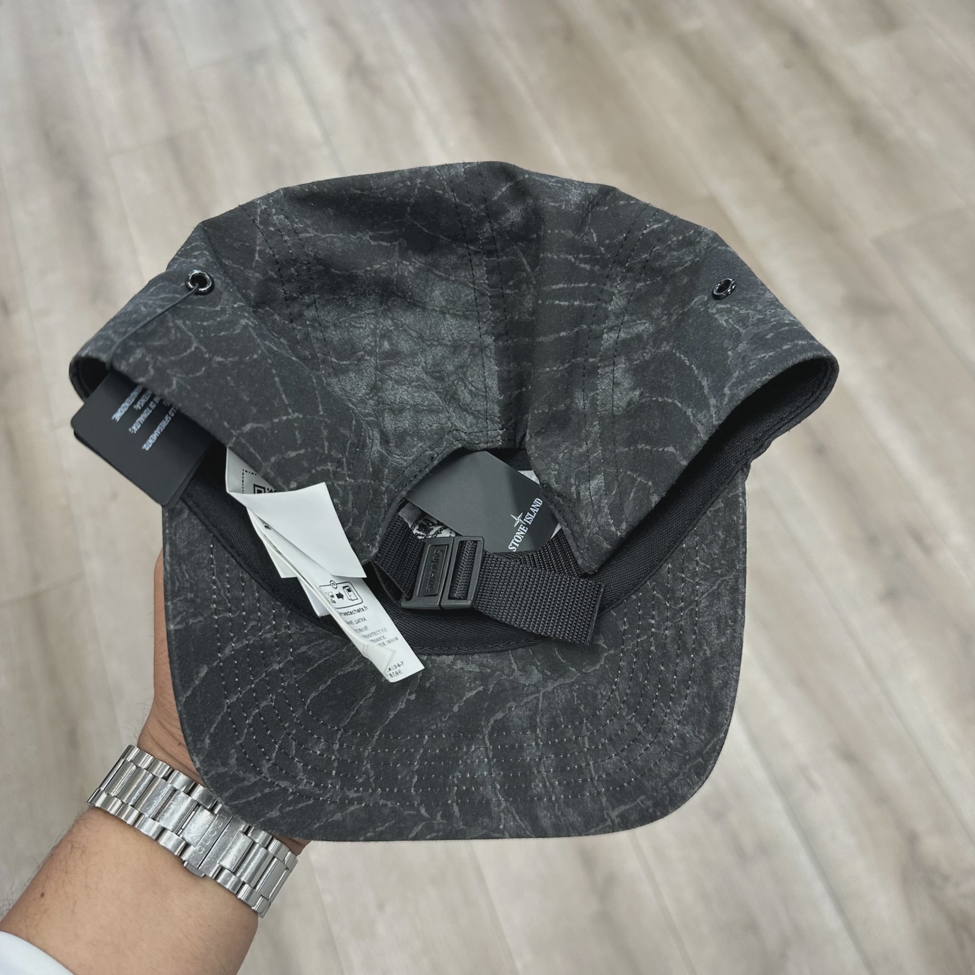 Supreme x Stone Island Camp Cap [6777] 3