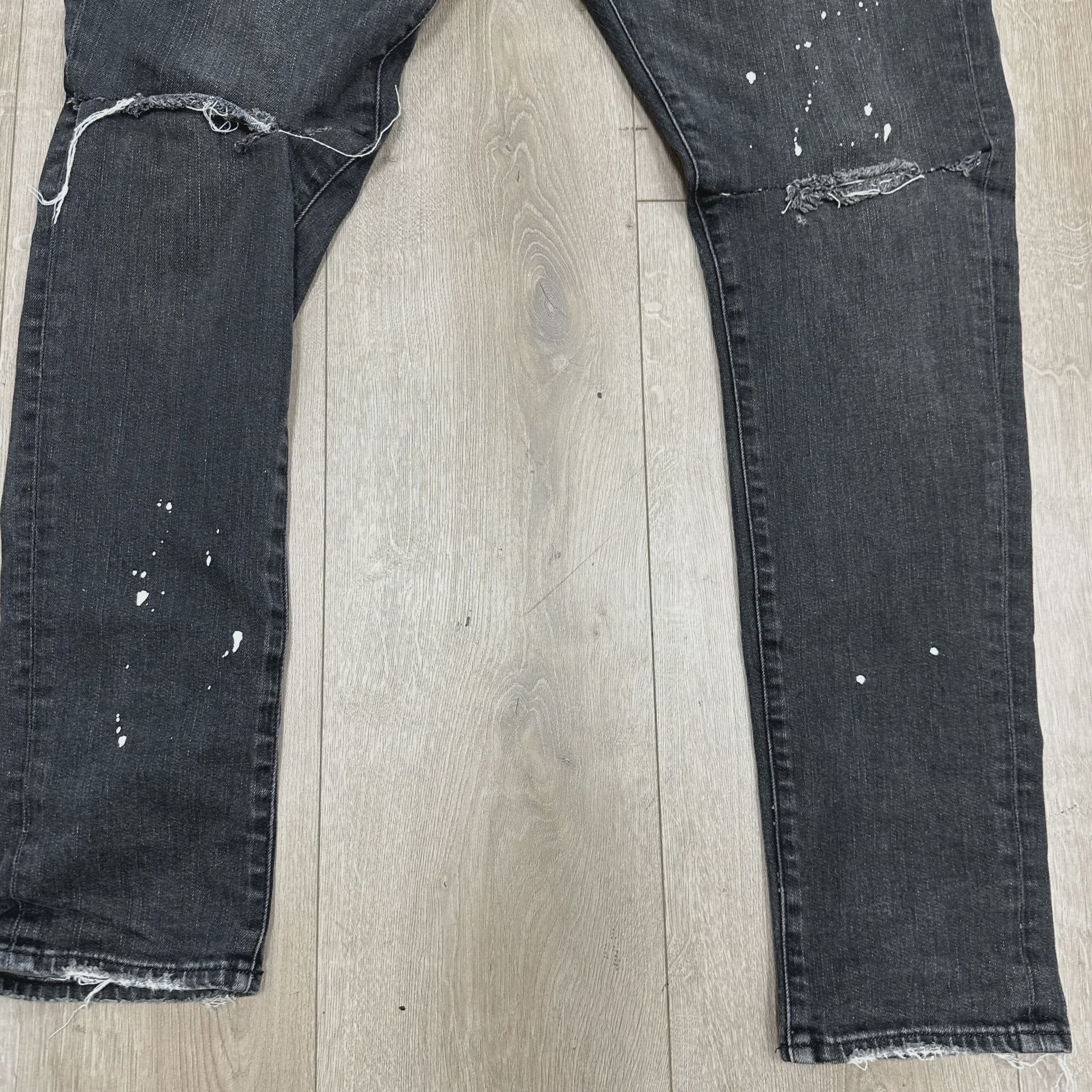 Purple Brand Over Spray Pants Black • Pre-Owned [7940] - photo 6