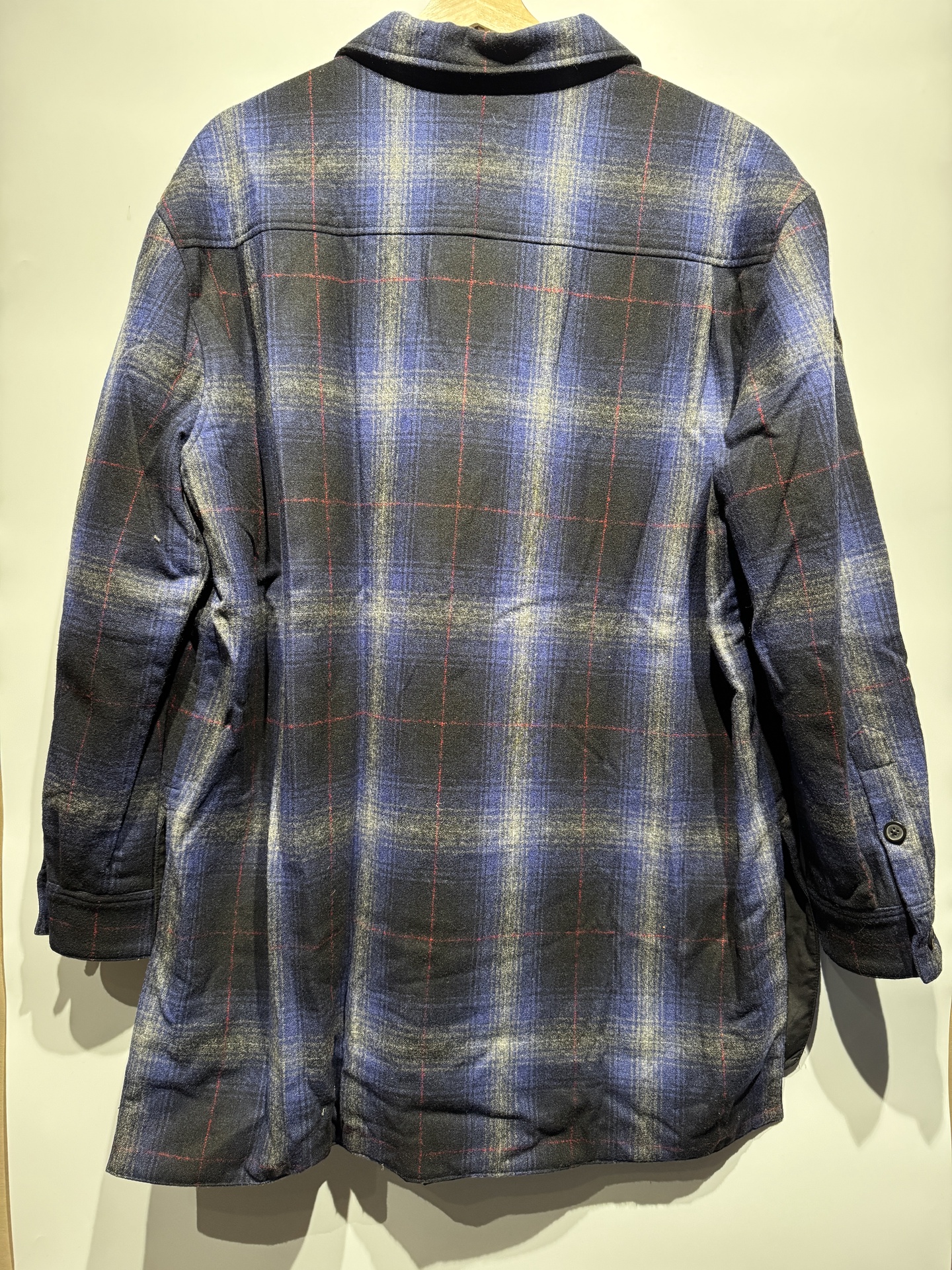LANVIN Blue and Black Flannel 2