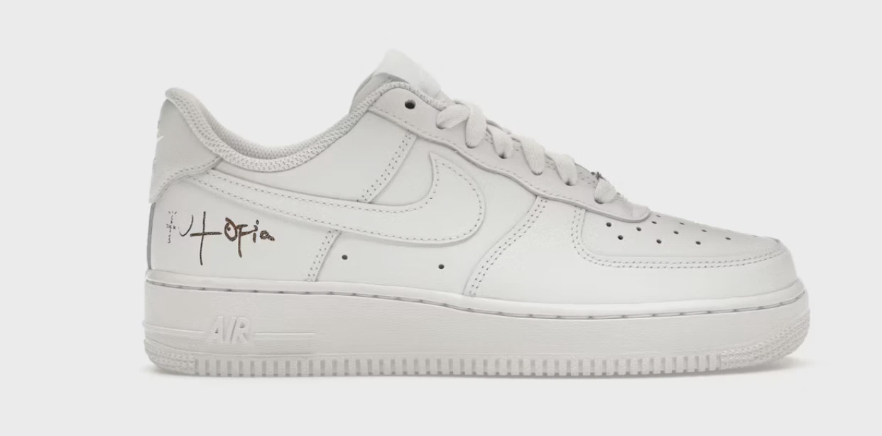 Nike Air Force 1 Low '07 White (Travis Scott Cactus Jack Utopia Edition) (Women's) • Brand New [5763]