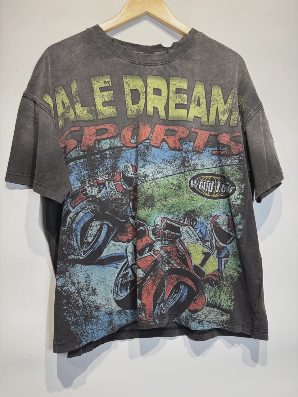 Vale Forever Black Motocroxxx Tee • Brand New [4259]