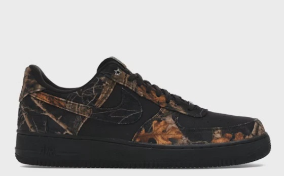Nike Air Force 1 Low Realtree Black Camo • Brand New [0793]