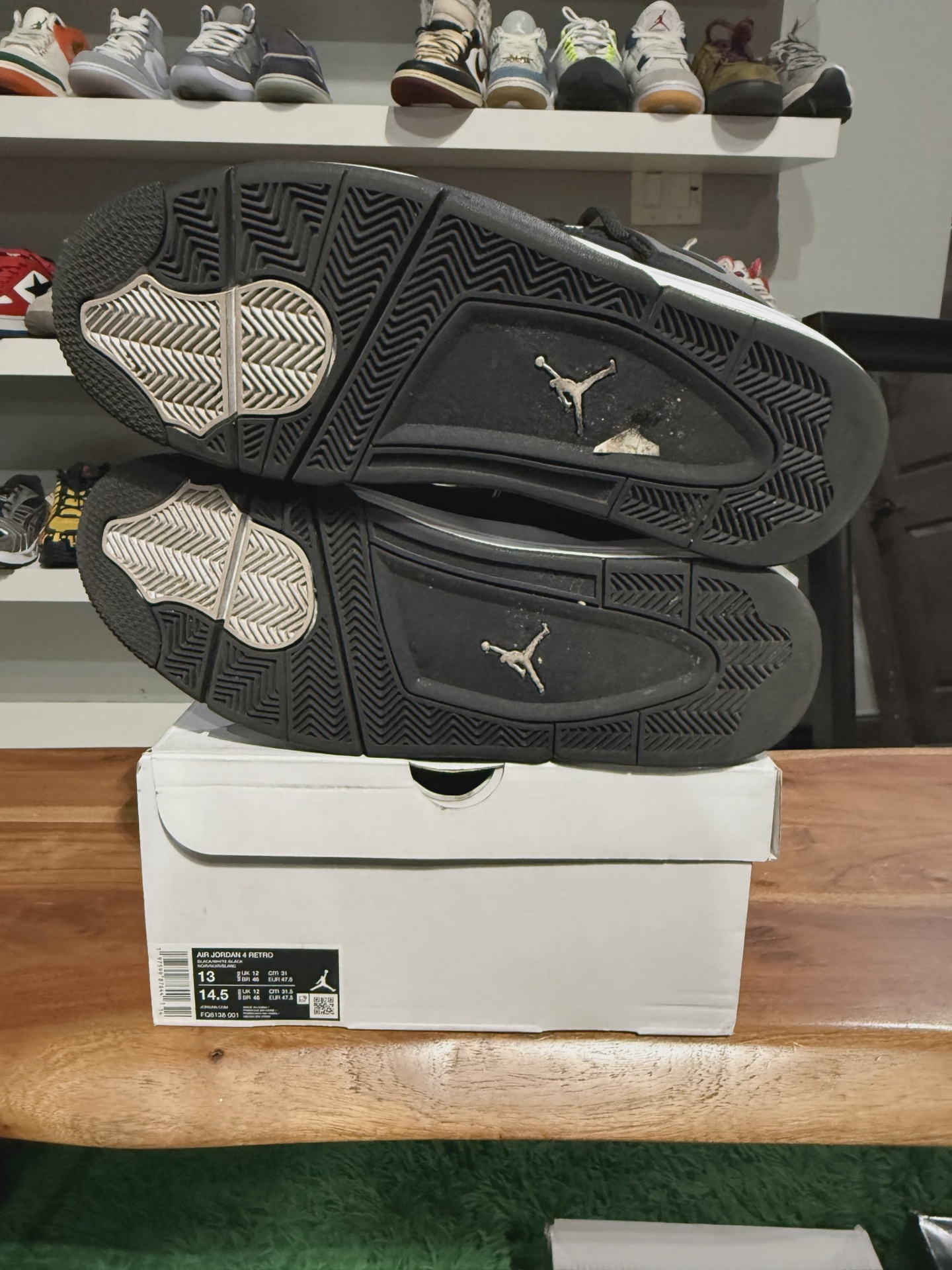 Air Jordan 4 Retro White Thunder • Pre-Owned [3192] 2