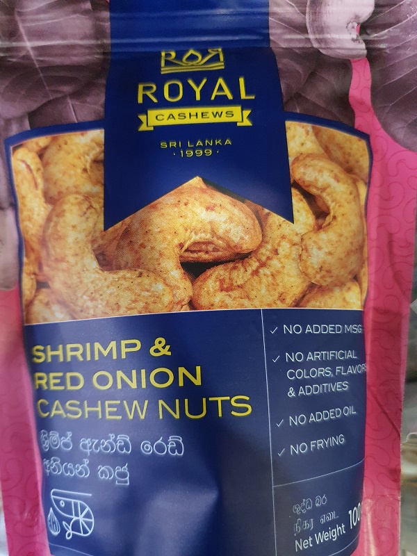 Royal Shrimp and Red Onion Cashew 100g
