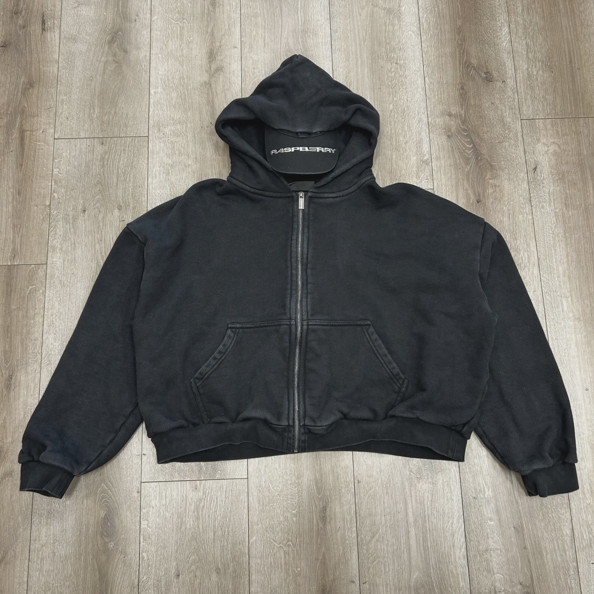 Gallery Dept. GV Gallery Raspberry Hills Cropped Zip-Up Hoodie - Size XL
