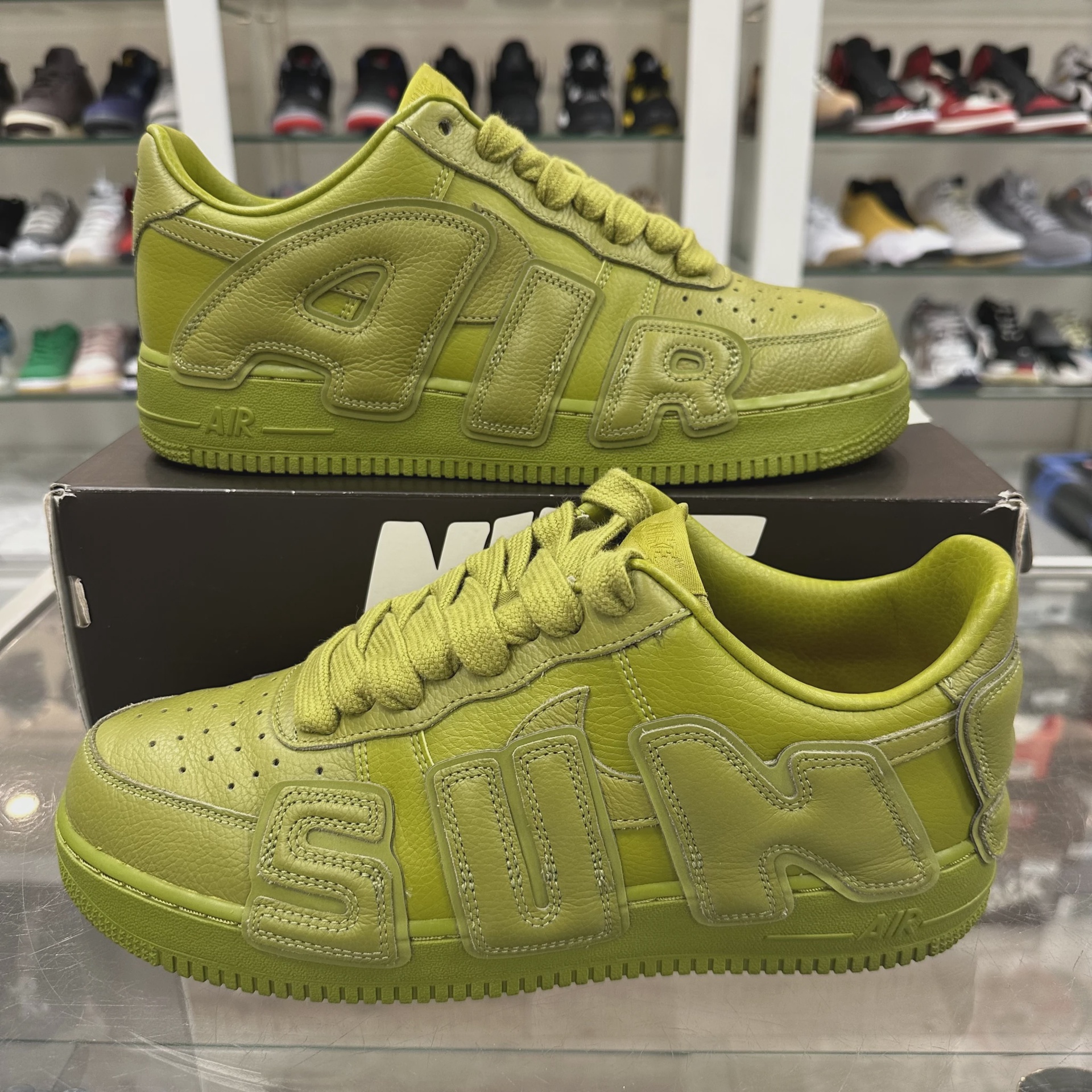 Nike Air Force 1 Low Cactus Plant Flea Market Moss • Pre-Owned [6749]