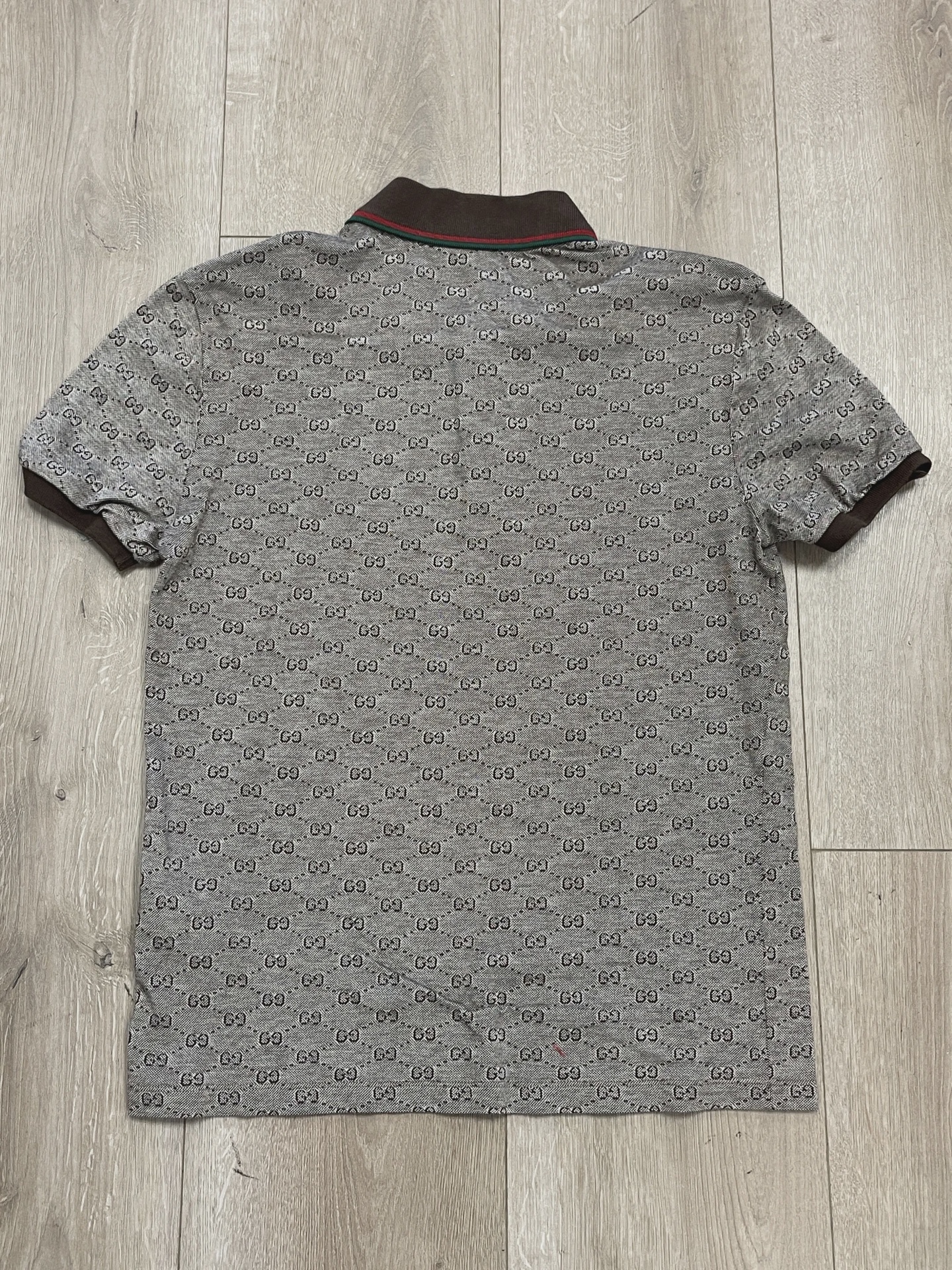 Gucci GG Monogram Cotton Jacquard Polo Shirt • Pre-Owned [9081] 3