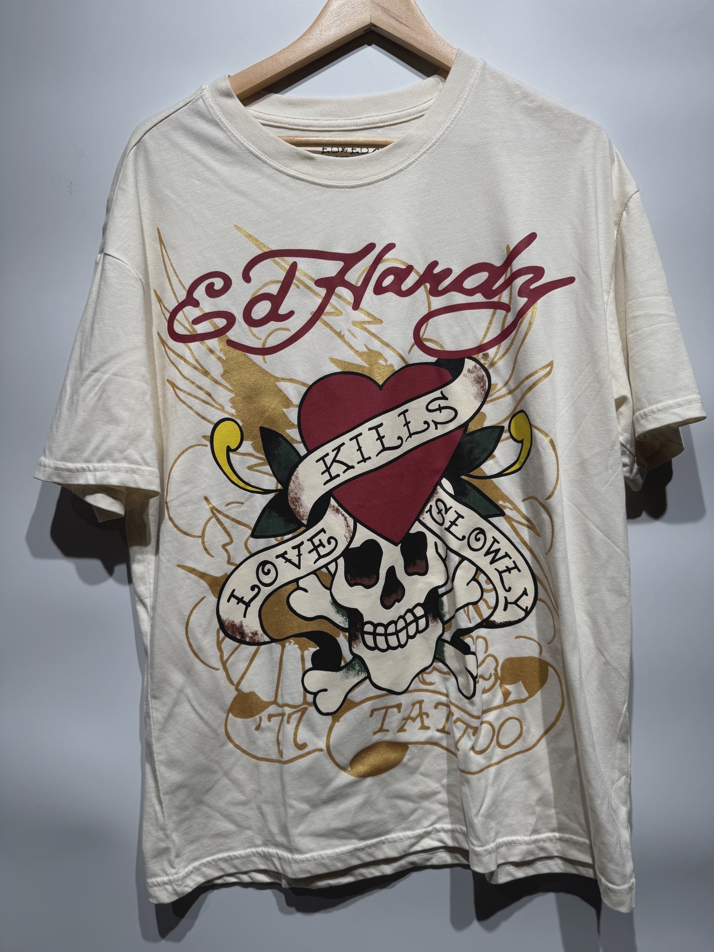 Ed Hardy Tee size