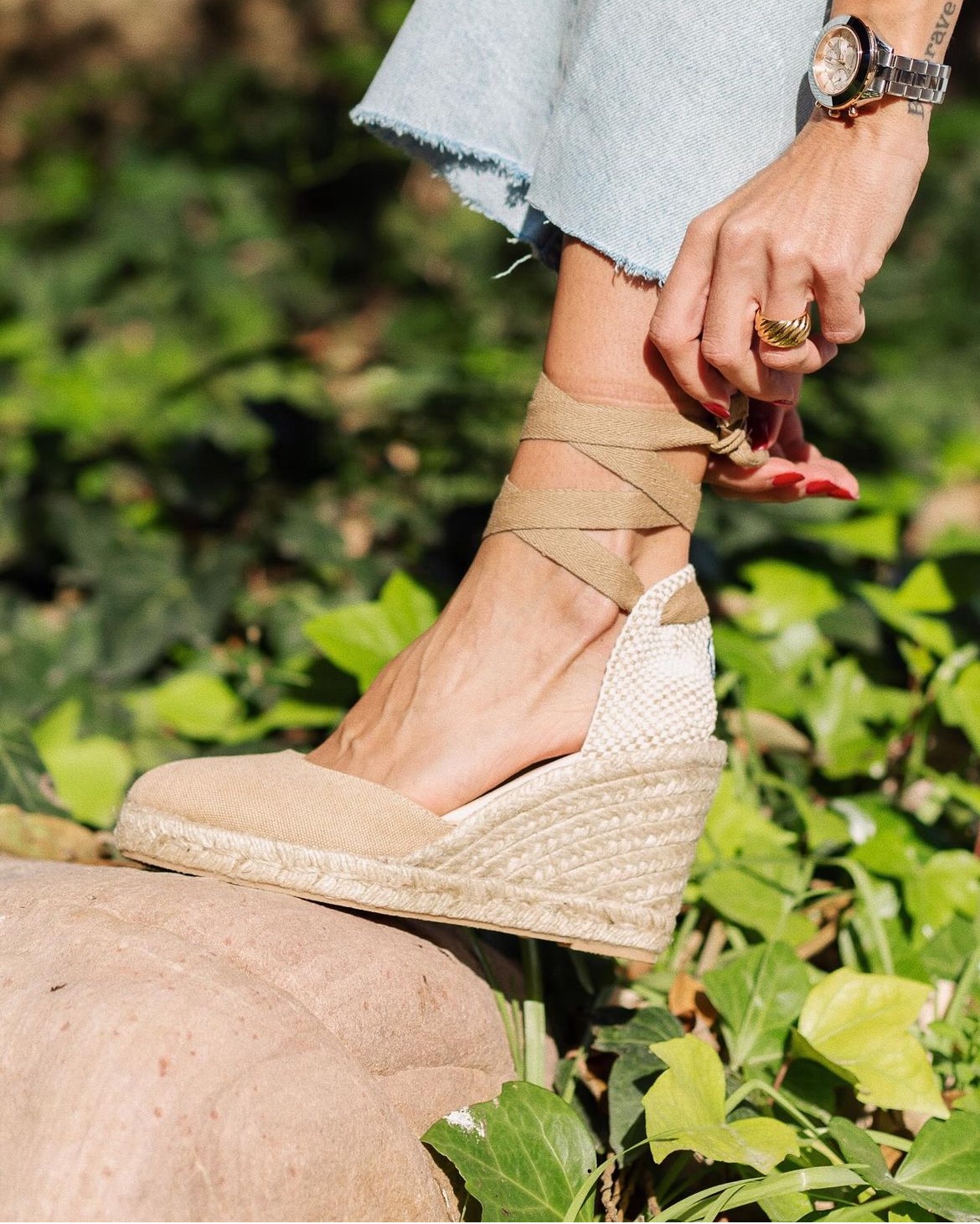 wedges beige