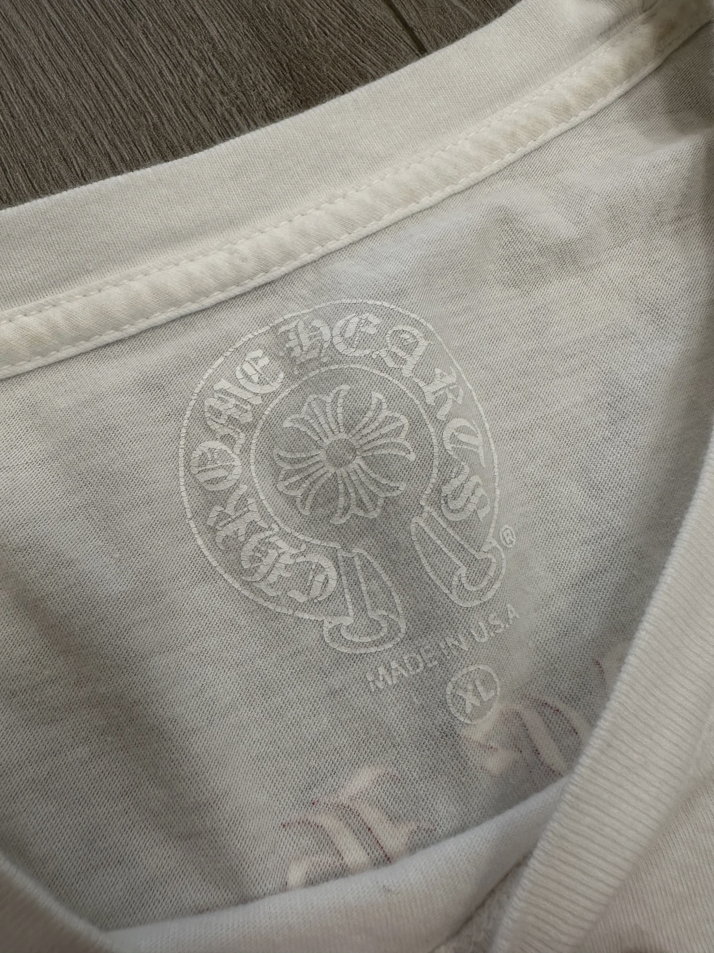 Chrome Hearts Floral Sleeve Gradient L/S T-shirt White • Pre-Owned [3047] - photo 5