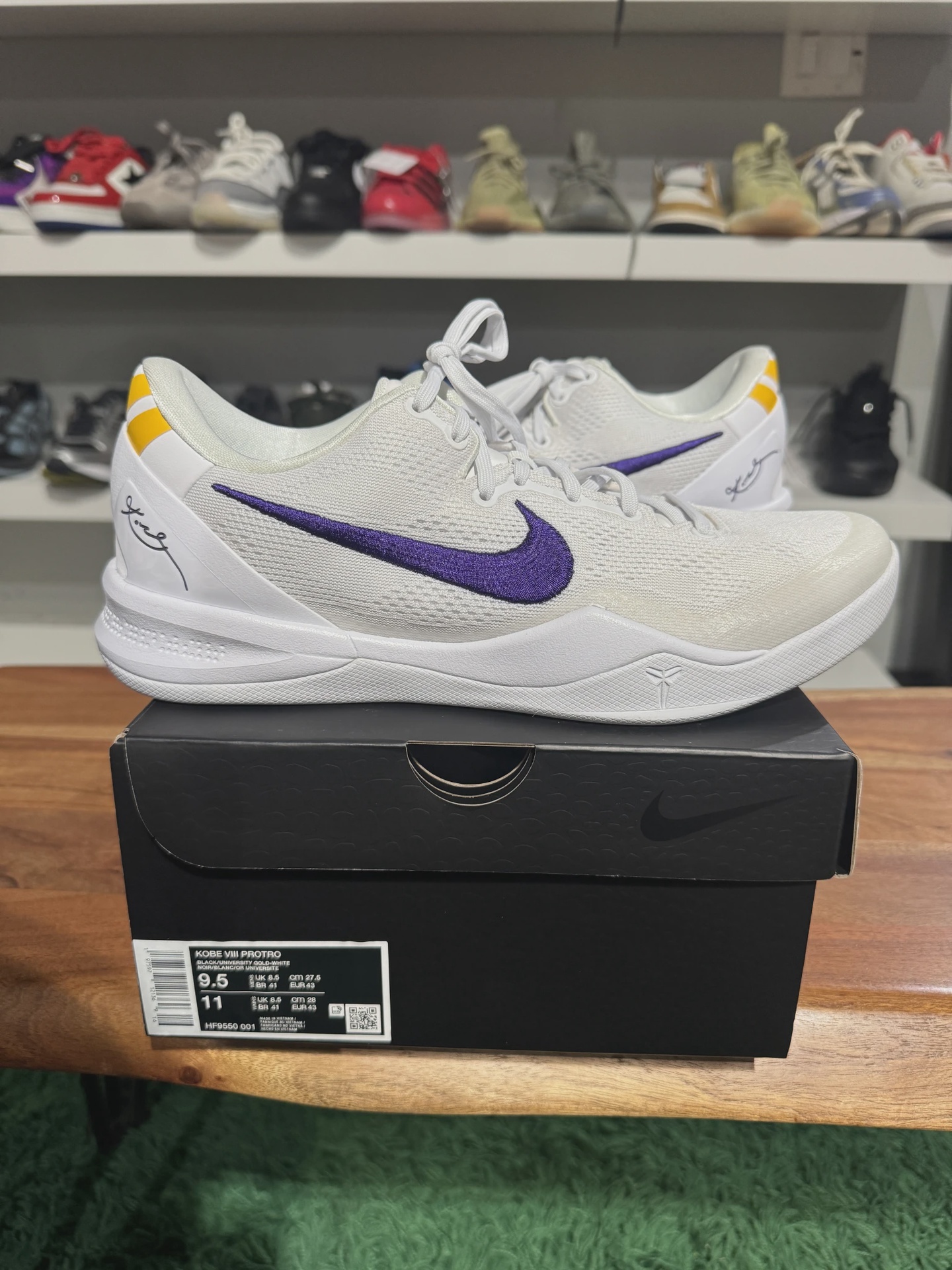 Nike Kobe 8 Protro Lakers Home • Pre-Owned [9782]