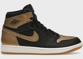 Jordan Air Jordan 1 Retro High Original Black Metallic Gold - Size US M 10