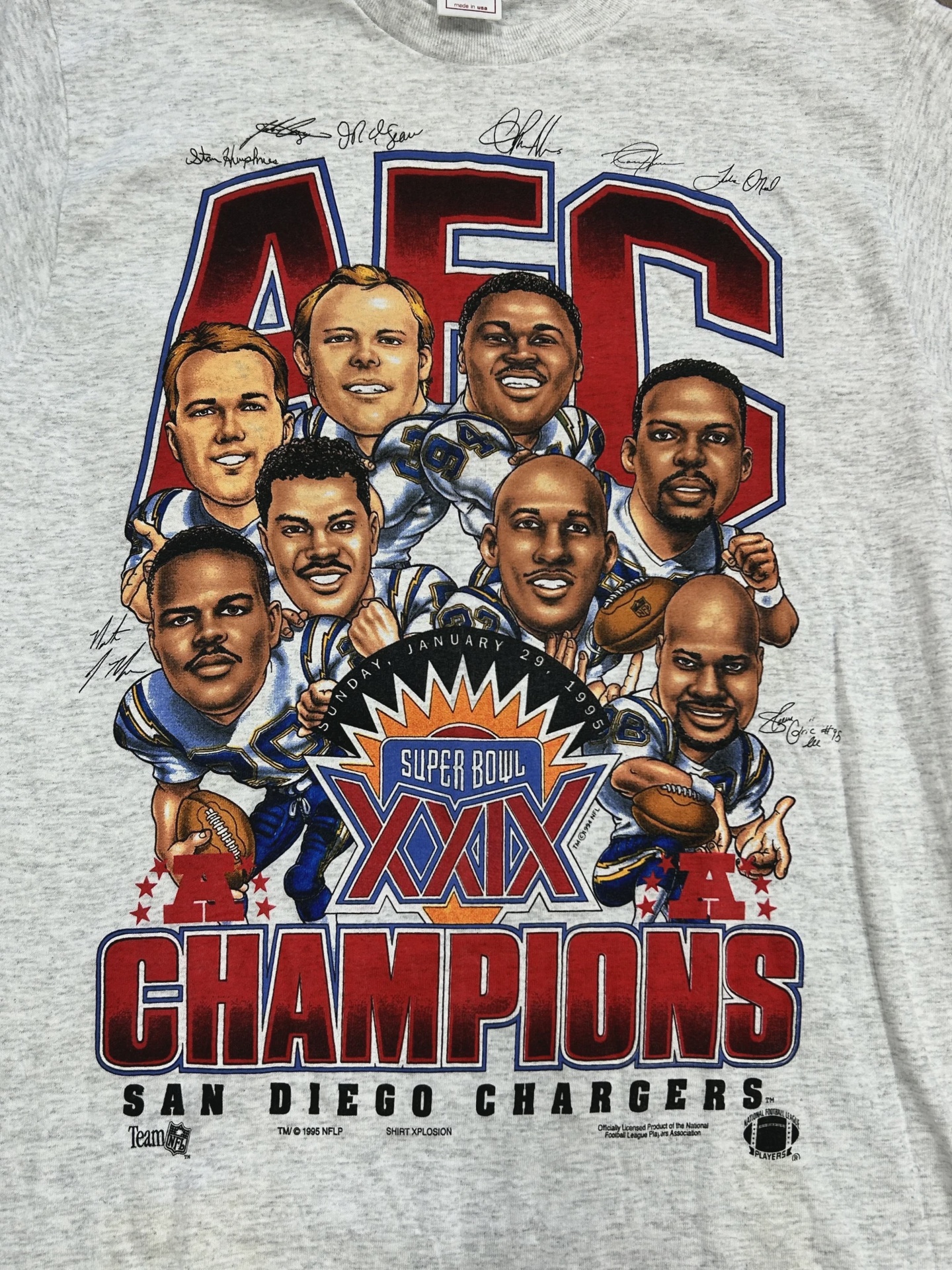 1994/1995 San Diego Chargers AFC Champions • Pre-Owned [1500] 5