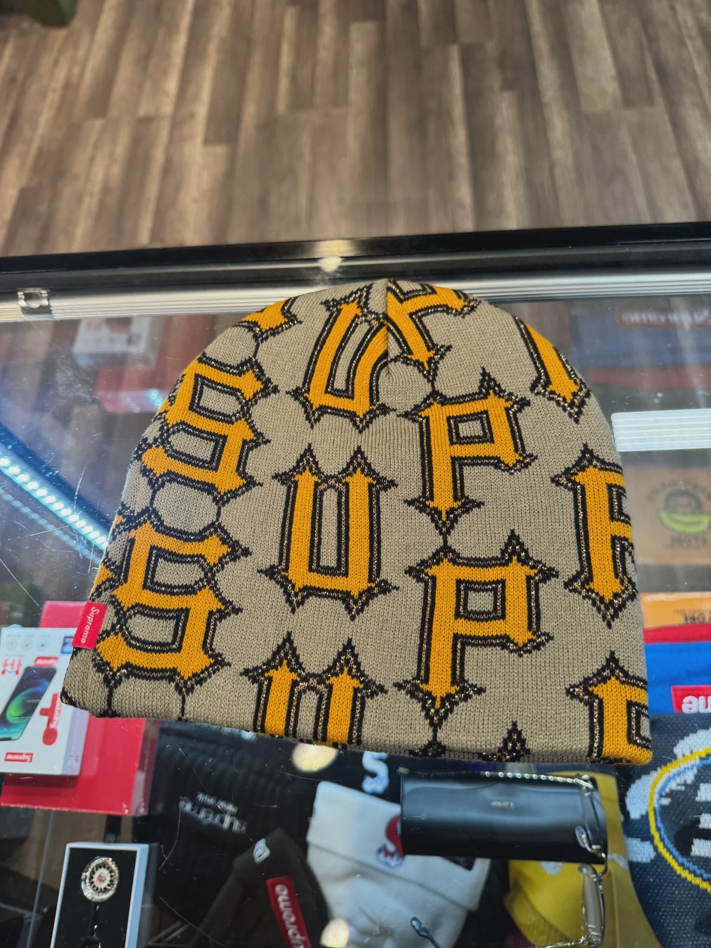 Supreme Supreme Spike Gold Beanie - Size One Size