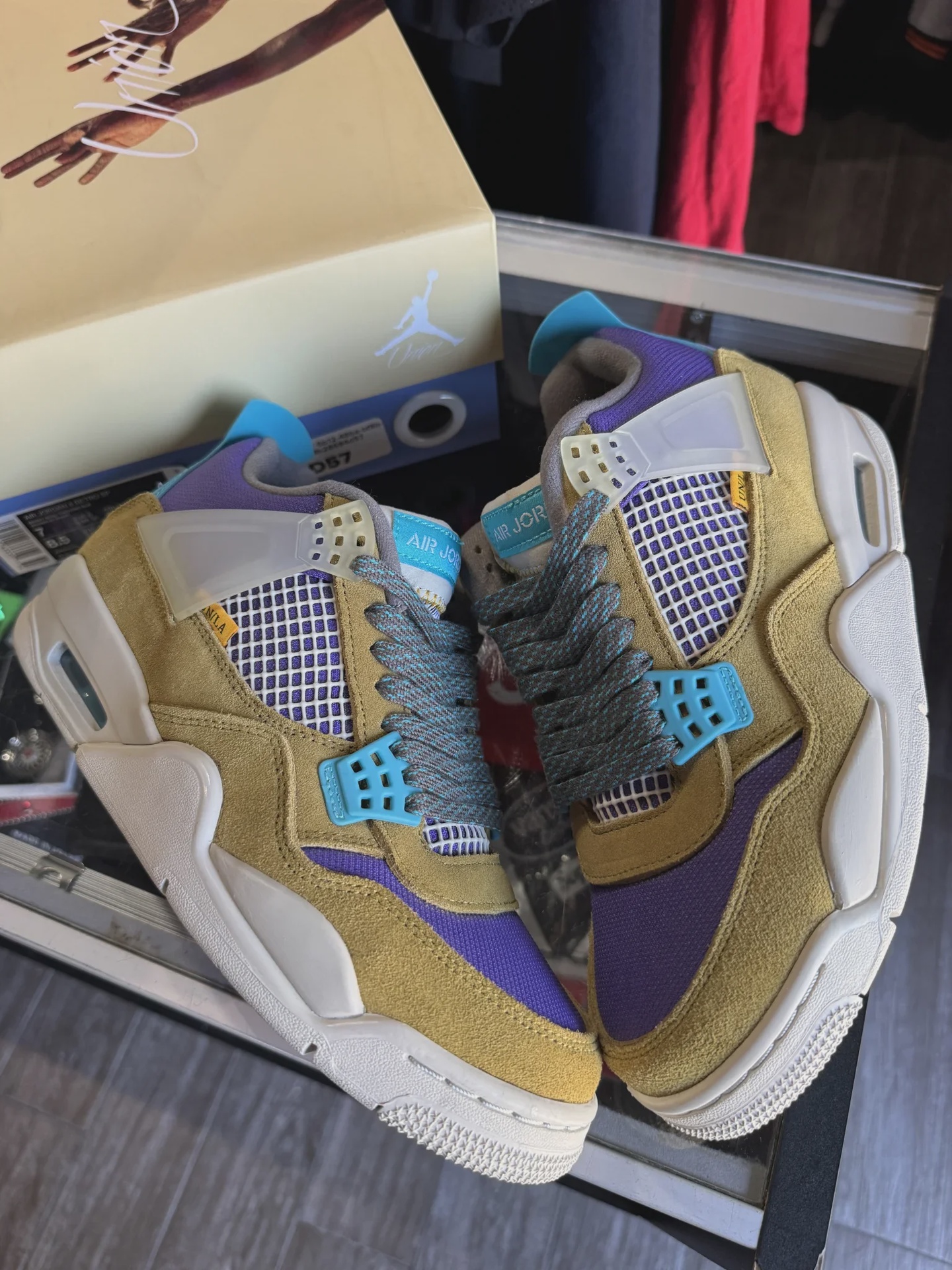 Jordan Jordan 4 Retro SP 30th Anniversary Union Desert Moss - Size US M 7