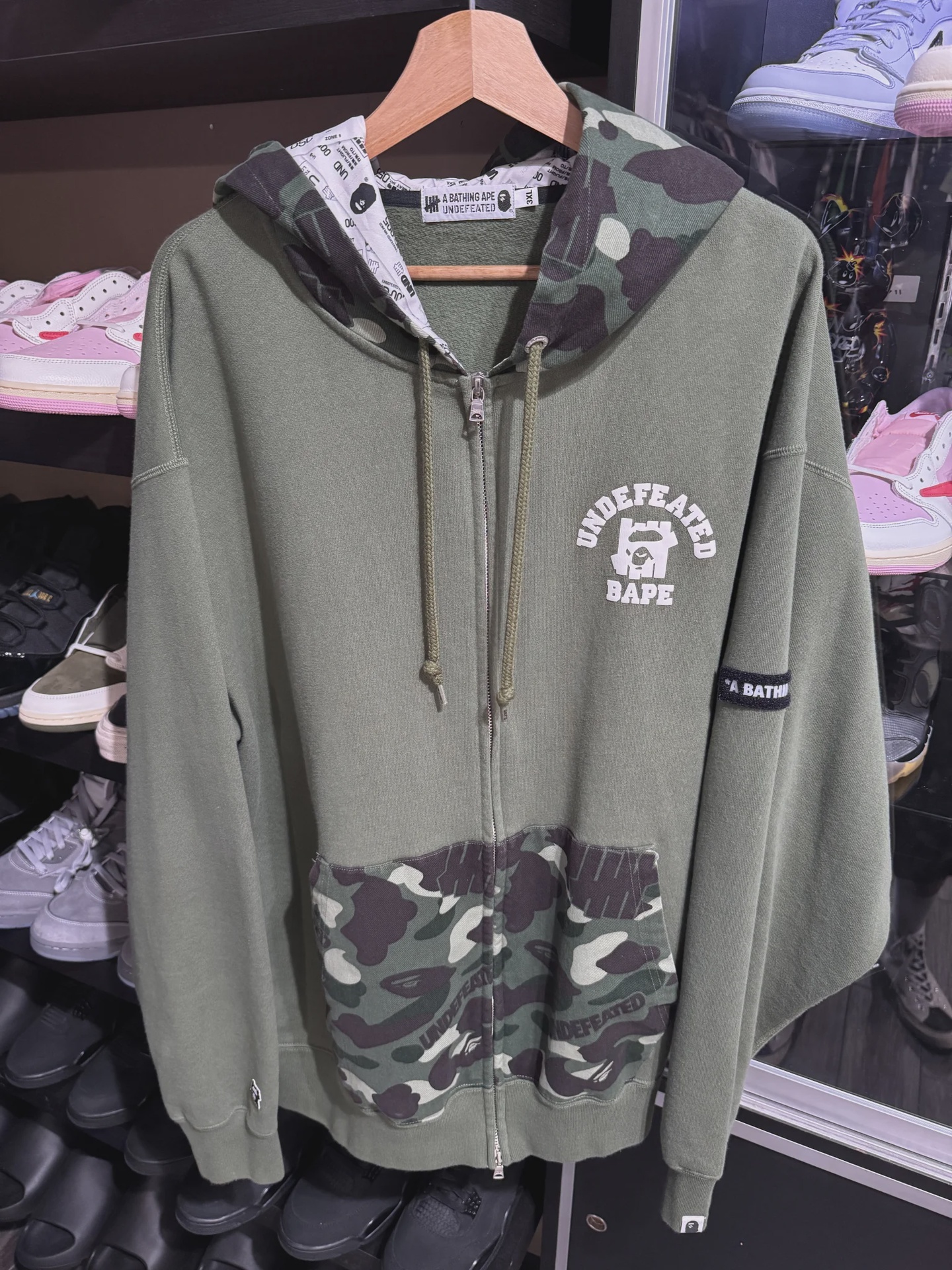 BAPE Bape undefeated zip 3XL - Size XXXL