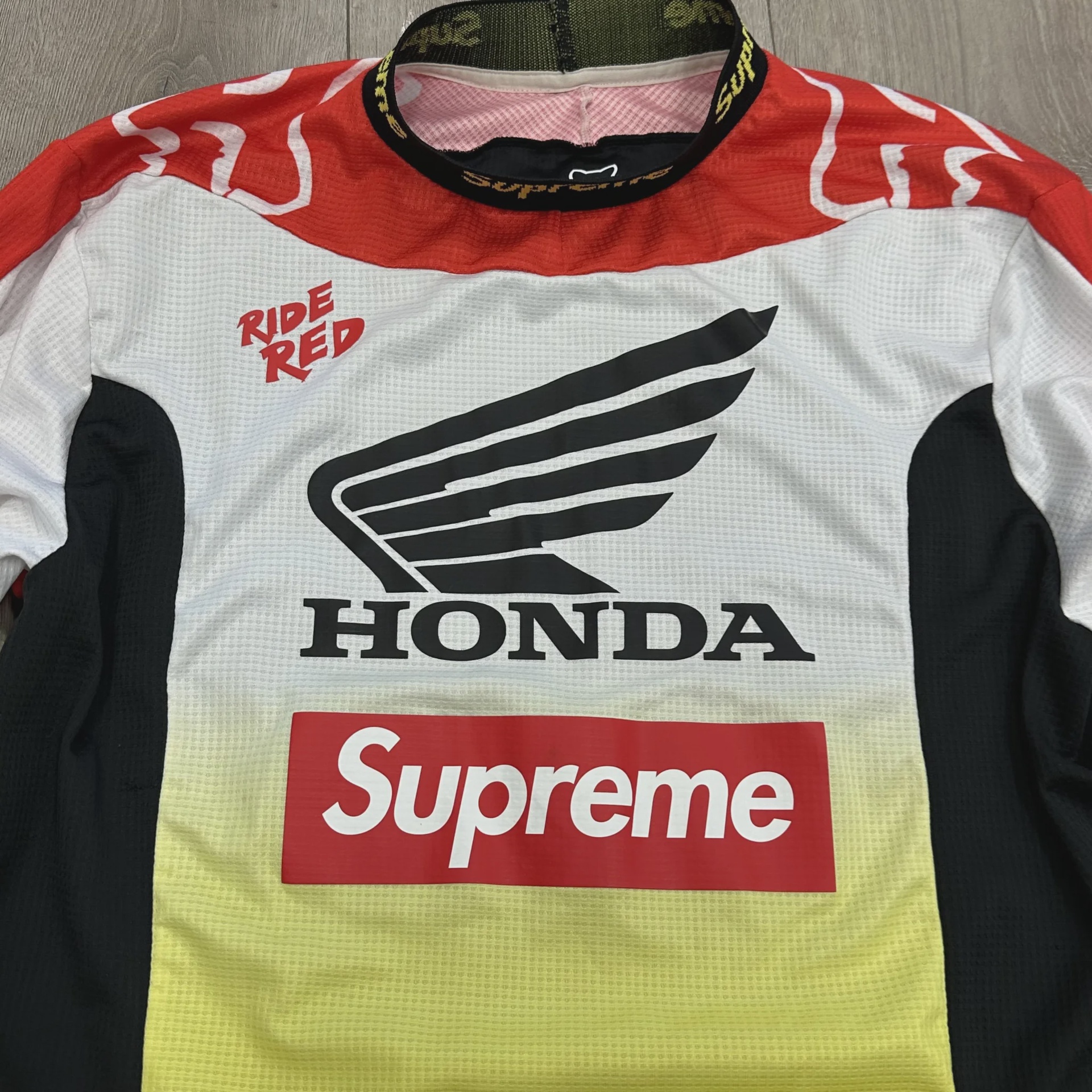 Supreme x Honda Fox Racing Moto Jersey 'Red' • Pre-Owned [9236] - photo 5